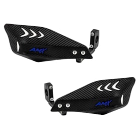 Protetor de Mão Amx Wing Carbon Preto Azul