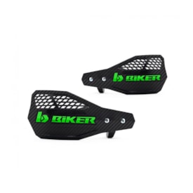 Protetor de Mão Biker A1r Carbon Preto Verde