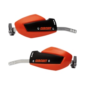 Protetor De Mão Circuit Alloy Bicomp Laranja Preto