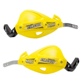 Protetor de Mão Circuit Alma Aluminio 22mm Amarelo
