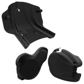 Protetor de Motor Crf 230 Slim + Tampas Anker Preto