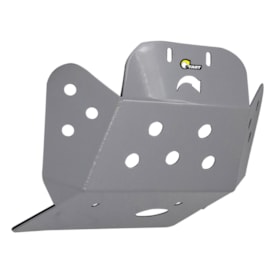 Protetor de Motor Crf 250f Aço Start Racing Prata Epoxi