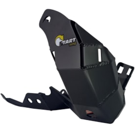 Protetor de Motor e Escape Ktm 250 300 Exc 24/25 2T Start Racing Preto