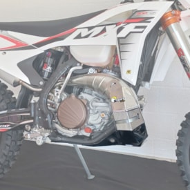 Segunda imagem do produto Protetor de Motor e Escape Mxf 300 Ts 23/23 Start Racing Prata