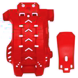 Protetor de Motor Ktm 250 Excf 17/22 - 350 Excf 17/22 Amx Vermelho