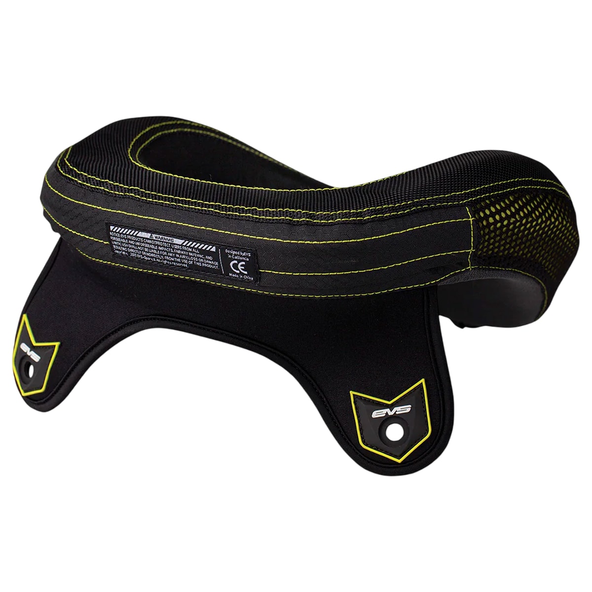 Segunda imagem do produto Protetor de Pescoço Evs R3 Race Collar Preto Fluor