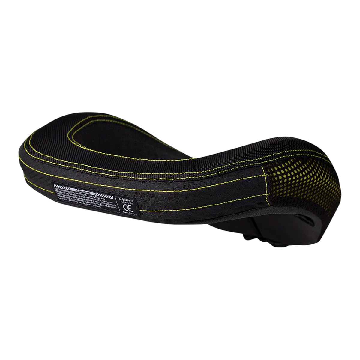 Segunda imagem do produto Protetor de Pescoço Infantil Evs R2 Race Collar Preto Fluor