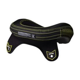 Segunda imagem do produto Protetor de Pescoço Infantil Evs R3 Race Collar Preto Fluor