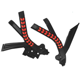 Protetor de Quadro Beta 2T 250rr 20/23 - 300rr 20/23 Amx Preto Vermelho