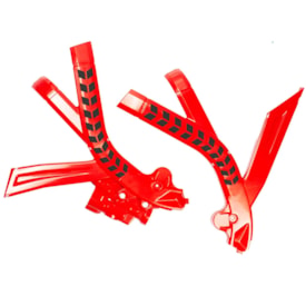 Protetor de Quadro Beta 2T 250rr 20/23 - 300rr 20/23 Amx Vermelho Preto