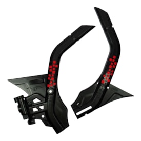 Protetor de Quadro Crf 250f Amx Defender Preto Vermelho