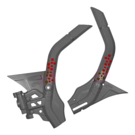 Protetor de Quadro Crf 300f Amx Defender Cinza Vermelho