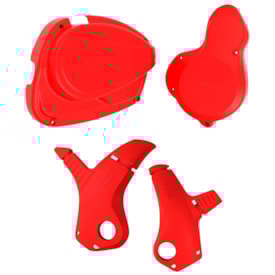 Protetor de Quadro e Tampas Laterais Crf 230 Okta Vermelho