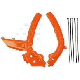 Protetor de Quadro Ktm 125 150 250 350 450 Sx Sxf 19/22 Amx Laranja