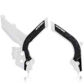 Protetor De Quadro Ktm Exc/exc-f 20/21 Acerbis Branco Preto