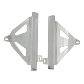 Protetor de Radiador Crf 450r 09/12 Start Racing Mx Prata