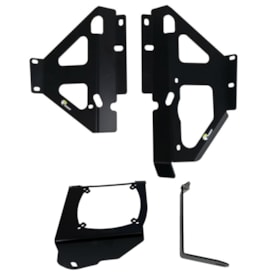 Protetor de Radiador Envolvente Kxf 250 21/23 - Kxf 450 19/23 Start Racing Preto