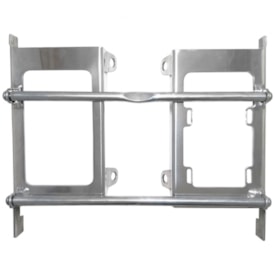 Protetor de Radiador Husqvarna 125 250 300 350 450 Te Fe 17/19 Start Racing Prata