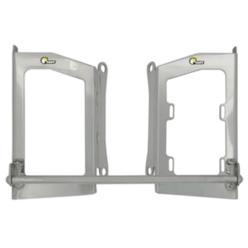 Protetor de Radiador Husqvarna Te Fe 250 300 350 24/26 Start Racing Prata Polido