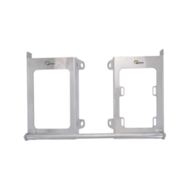 Protetor de Radiador Ktm 250 350 450 Excf 20/23 Envolvente Start Racing Prata
