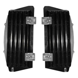 Protetor de Radiador Ktm Excf 17/24 - Sxf 16/24 - Husqvarna Te/fe 17/24 Corona Preto