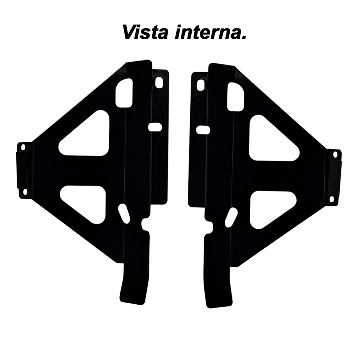 Segunda imagem do produto Protetor de Radiador Kxf 250 2025 Start Racing Mx Preto