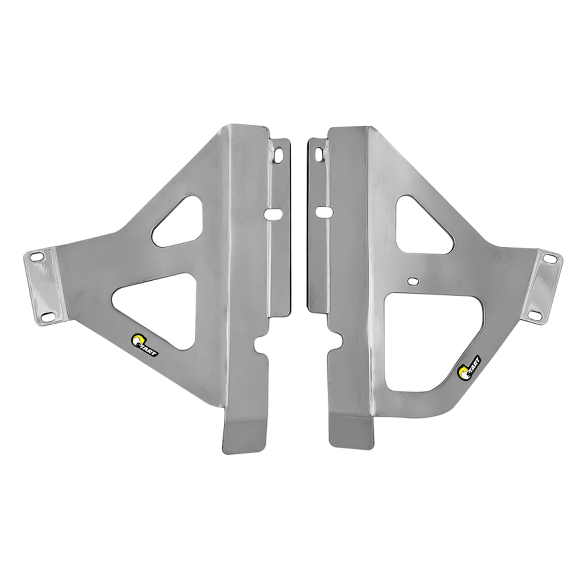 Protetor de Radiador Kxf 250 2025 Xc Start Racing Polido