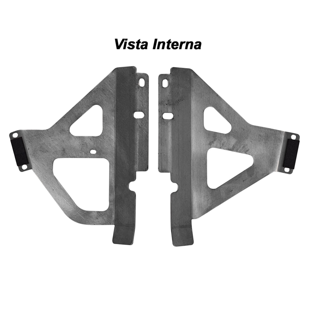 Segunda imagem do produto Protetor de Radiador Kxf 250 2025 Xc Start Racing Polido