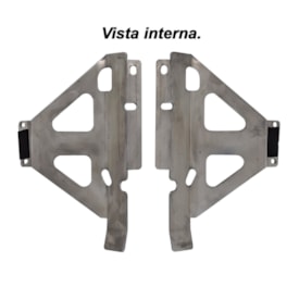 Segunda imagem do produto Protetor de Radiador Kxf 250 25/26 Start Racing Mx Polido