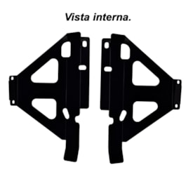Segunda imagem do produto Protetor de Radiador Kxf 250 25/26 Start Racing Mx Preto