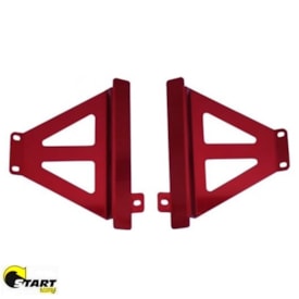 Protetor de Radiador Lateral Crf 250r 04/09 - Crf 250x 04/17 Mx Start Racing Vermelho