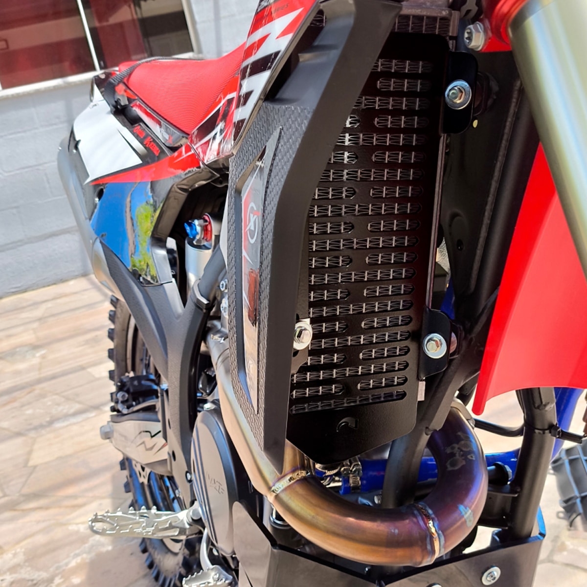 Segunda imagem do produto Protetor de Radiador Mxf 250rx-i 2026 Start Racing Premium Preto