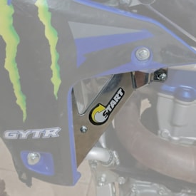 Segunda imagem do produto Protetor de Radiador Yzf 250 24/25 - Yzf 450 23/25 Start Racing Polido Prata