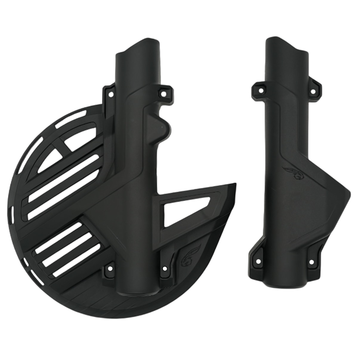 Protetor Disco de Freio Dianteiro e Bengala Crf 230 - Ttr 230 Amx Preto