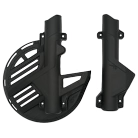 Protetor Disco de Freio Dianteiro e Bengala Crf 230 - Ttr 230 Amx Preto