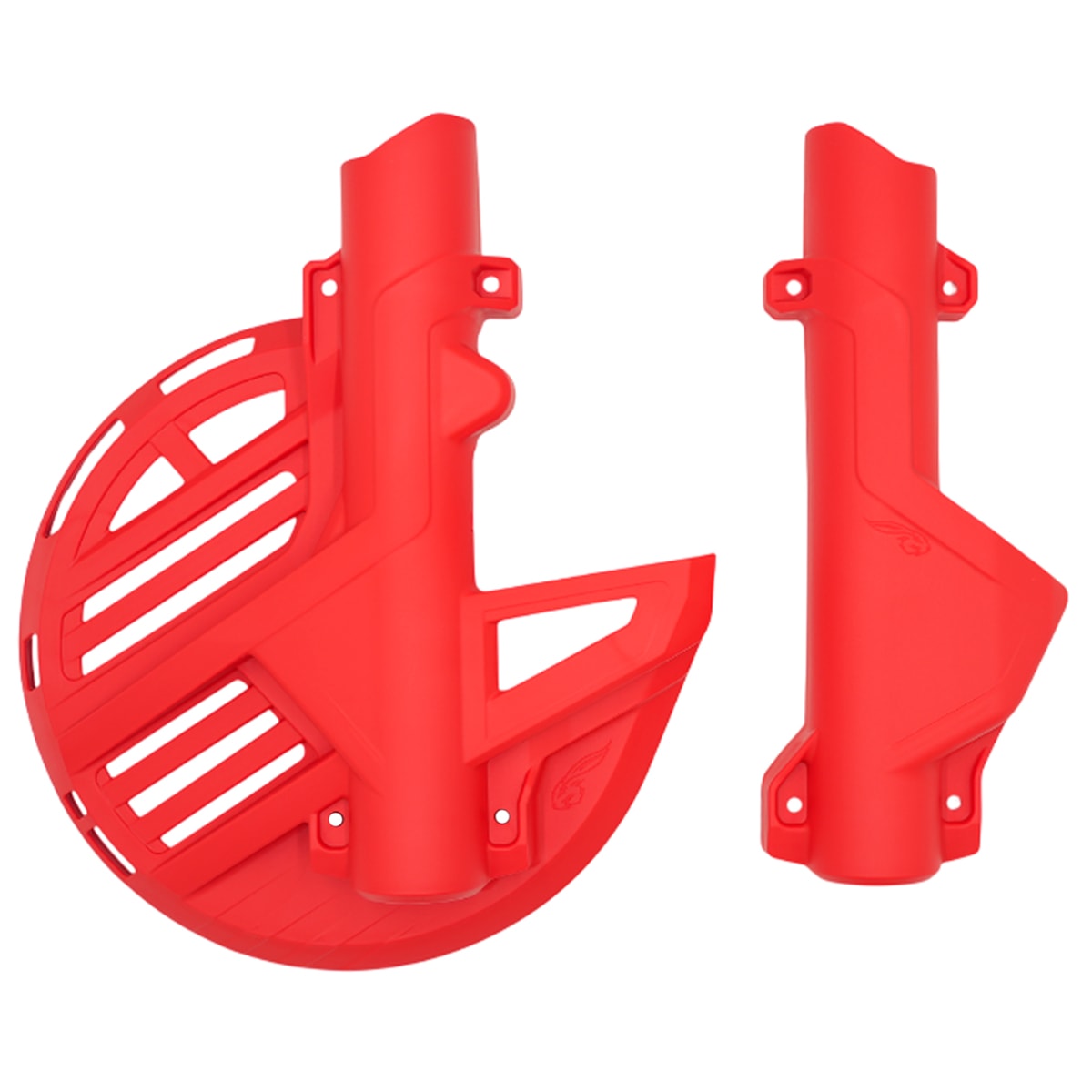 Protetor Disco de Freio Dianteiro e Bengala Crf 250f - Crf 300f Amx Vermelho