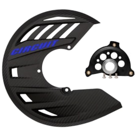 Protetor Disco de Freio Dianteiro Husqvarna 125 250 350 450 Tc Fc 14/20 Circuit Carbon Azul