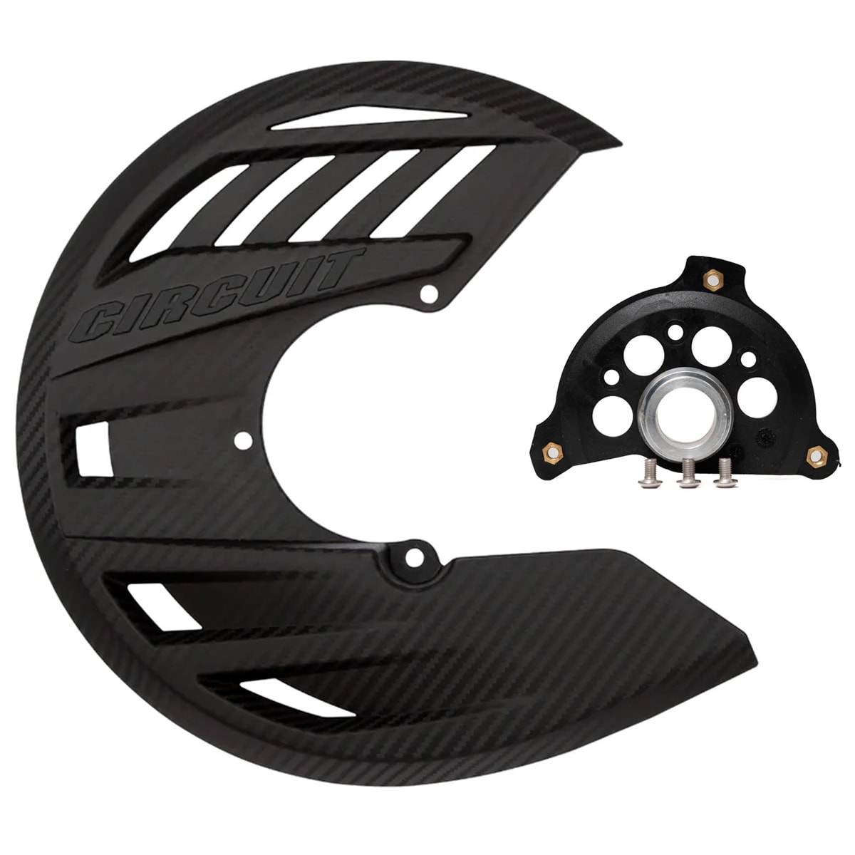 Protetor Disco de Freio Dianteiro TM Racing 125/450cc até 2020 Circuit Carbon Preto