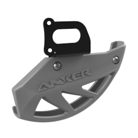 Segunda imagem do produto Protetor Disco de Freio Traseiro Crf 250f Anker Cinza + Prot. Pinça