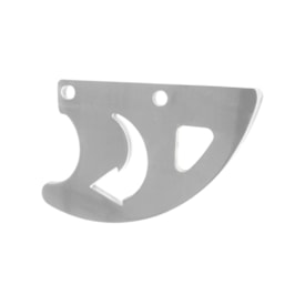 Protetor Disco de Freio Traseiro Crf 250r 04/25 - Crf 450r 02/25 Start Racing Prata
