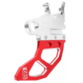 Segunda imagem do produto Protetor Disco de Freio Traseiro Crf 250rx 19/23 - Crf 450rx 19/23 Corona Vermelho