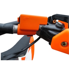 Segunda imagem do produto Protetor Do Burrinho Freio / Embreagem Ktm - Sherco - Husqvarna Laranja