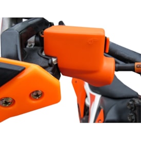 Segunda imagem do produto Protetor Do Burrinho Freio / Embreagem Ktm - Sherco - Husqvarna Vermelho