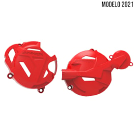 Protetor Tampa do Motor Crf 250f Anker Mod.21 Vermelho