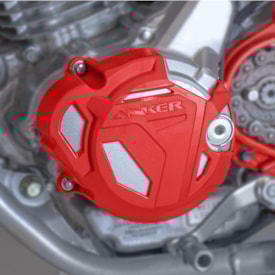 Segunda imagem do produto Protetor Tampas do Motor Crf 250f Anker Vermelho