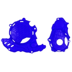 Protetor Tampas do Motor Gasgas Ecf 250 21/23 - Ecf 350 21/23 Amx Azul