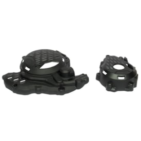 Segunda imagem do produto Protetor Tampas do Motor Gasgas Ecf 250 21/23 - Ecf 350 21/23 Amx Preto