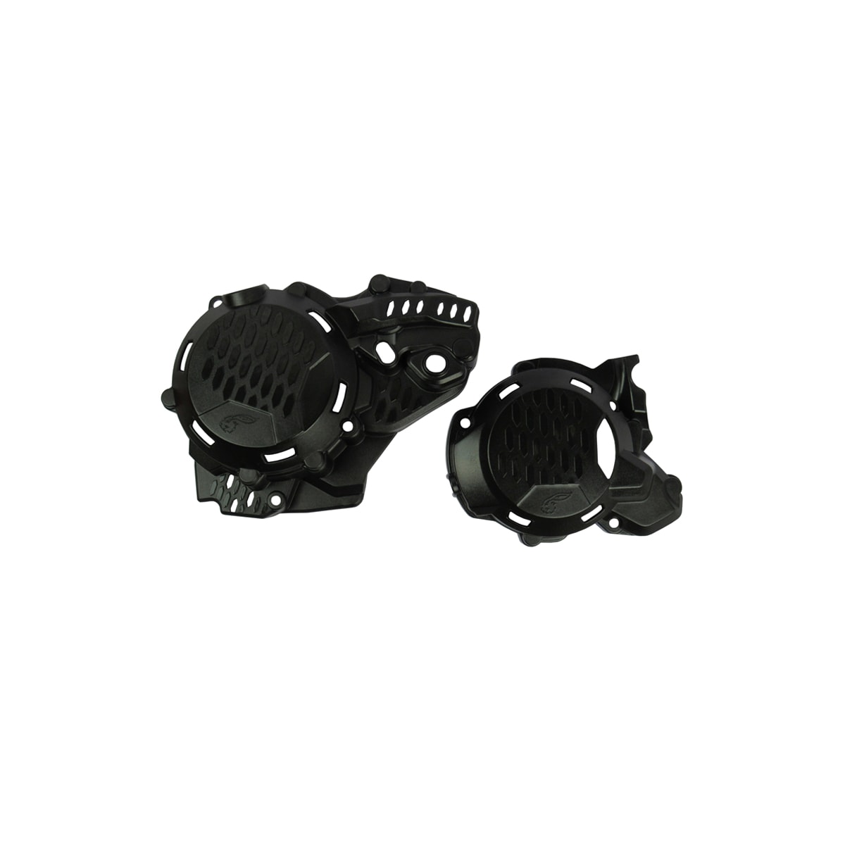 Protetor Tampas do Motor Ktm 250 300 Exc 24/25 Amx Preto