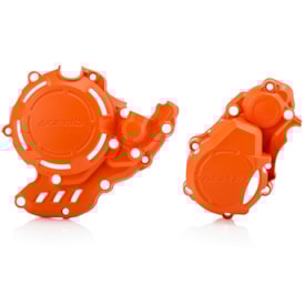 Protetor Tampas do Motor Ktm 250 Excf 17/23 - 350 Excf 17/23 Acerbis Laranja
