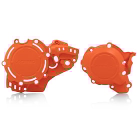Protetor Tampas do Motor Ktm Exc 250 20/23 - Exc 300 20/23 Acerbis Laranja
